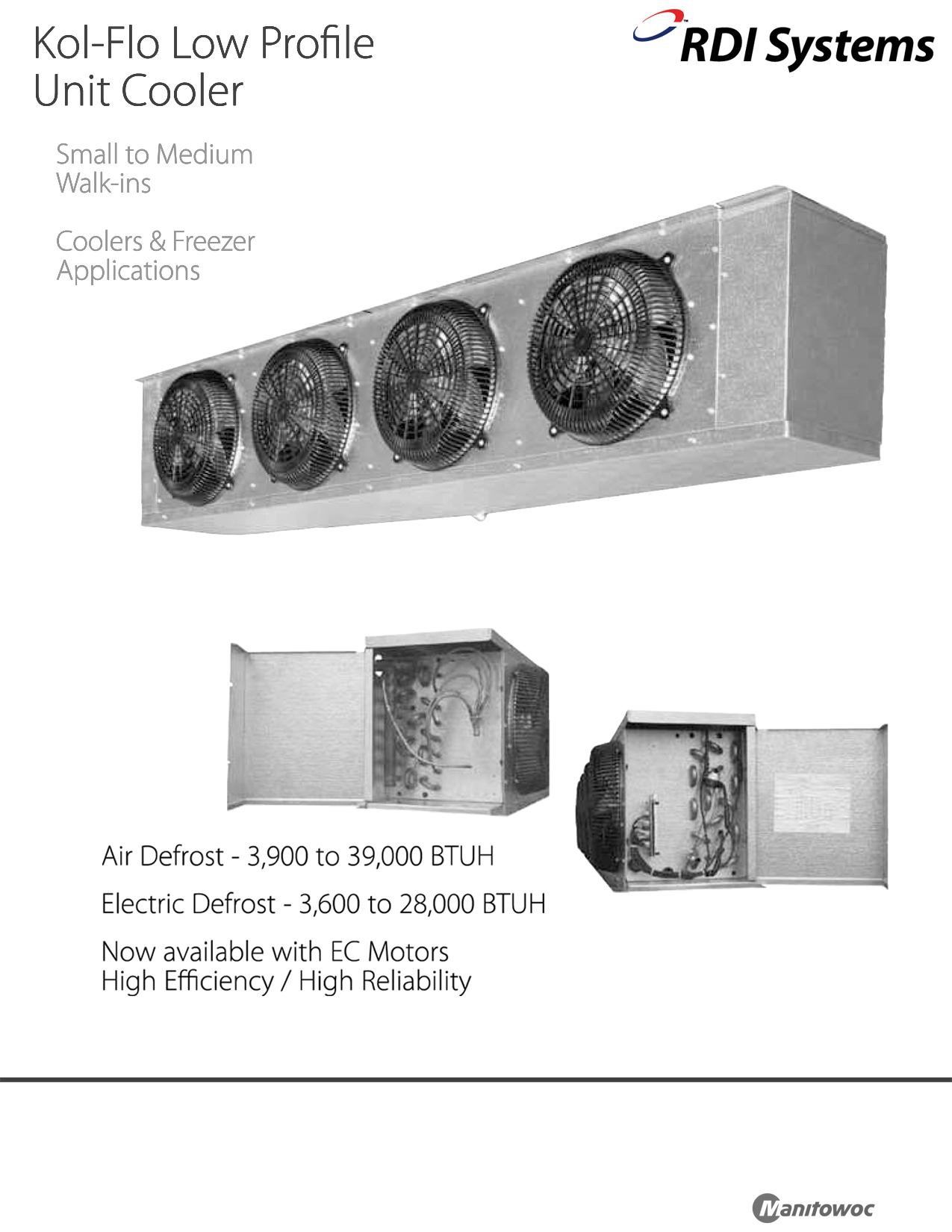 RDI 6'x8' Refrigeration Air Cooled Complete System PC69MZOP2E, AM260731ECPR4